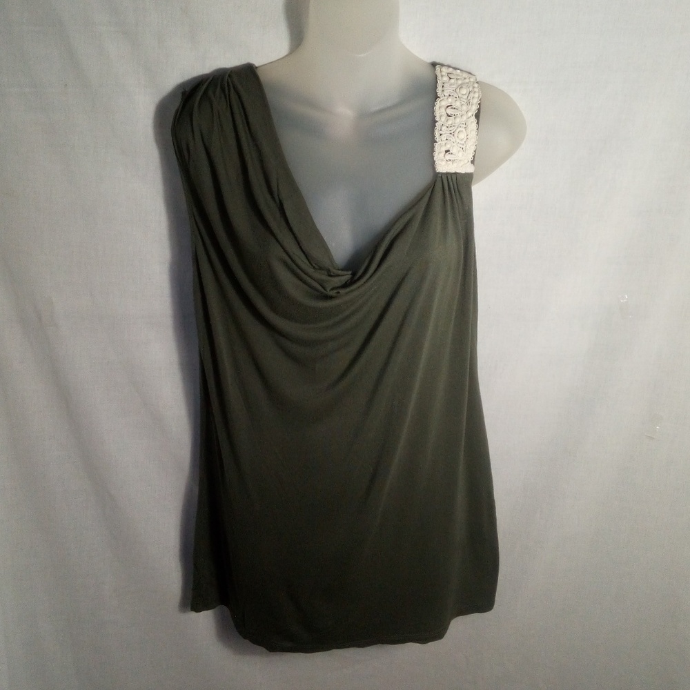 CANDIES OLIVE GREEN TOP SIZE XL